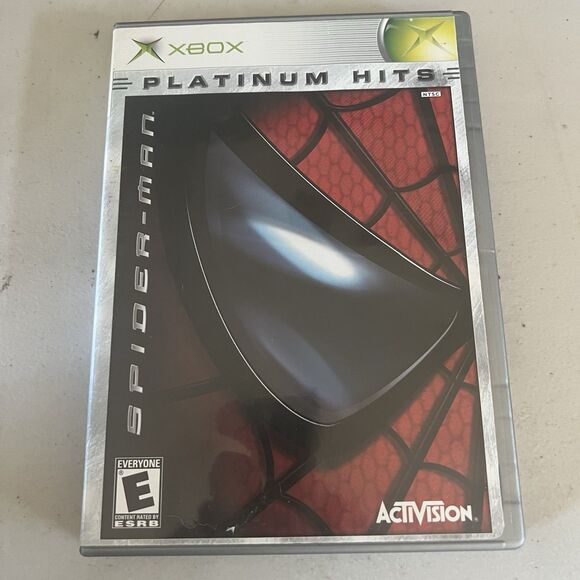 Spider-Man Original Microsoft Xbox 2003 Complete With Reg Card Platinum Hits ￼ - Picture 1 of 4